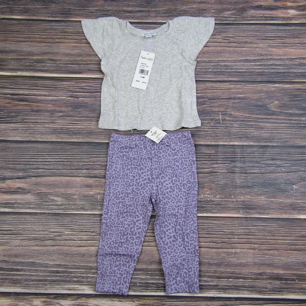 Splendid NWT 3-6M Toddler Baby Shirt Pants Outfit Set